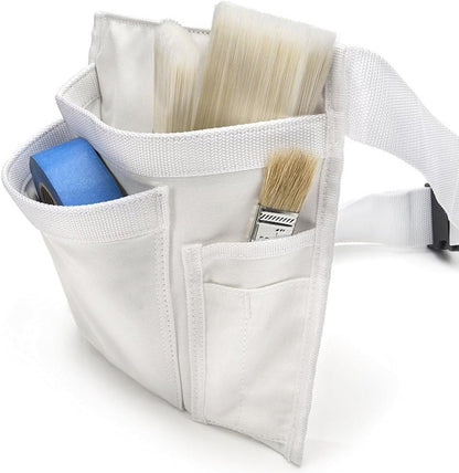  Ceinture Porte-Outils À Poches Multiples En Tissu Oxford, Sacoche Utilitaire Simple Face, Tablier Léger Ajustable Pour Charpentier Jardinier