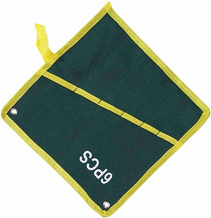  Sac à Clés En Toile En Rouleau, Organiseur D'outils à Poches Multiples Avec 6 à 25 Options De Poches, Rangement Portable à Suspendre Ou à Enrouler Pour Mécaniciens Charpentiers, Atelier De