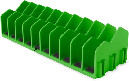  Support De Pince Pour Tiroir à Outils, 10 Pinces à Outils, Base En Caoutchouc Antidérapant, Rangement Robuste Pour Boîte à Outils, Intérieur, Garage, Outils, Jaune, Bleu, Vert 25,4 Cm