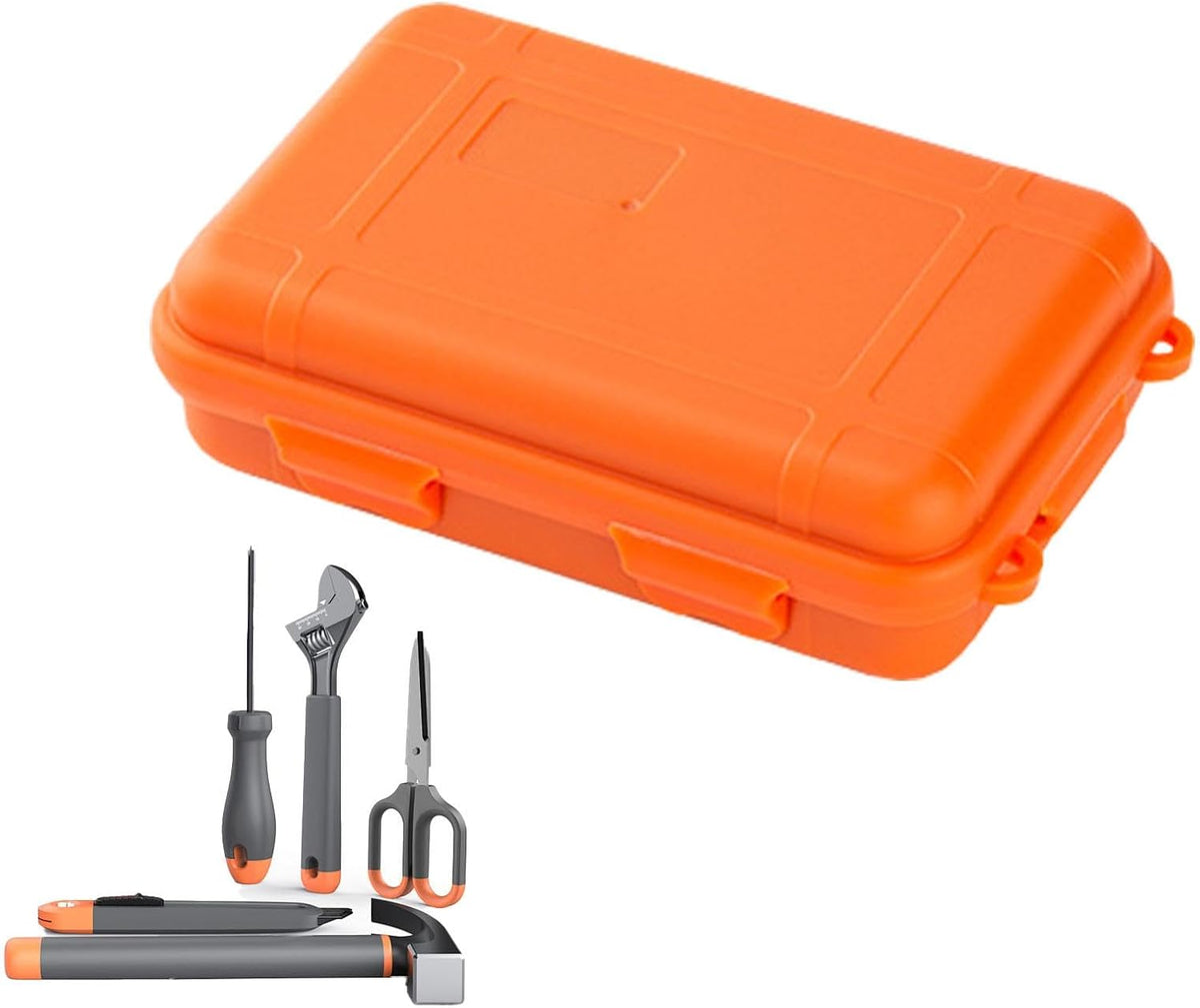 GENERIC Boîte De Rangement Pour Fournitures De Camping, Boîte à Outils De Survie En Plein Air, Grand Récipient Scellé Résistant Aux Chocs Et à La Pression Pour Un Usage Domestique
