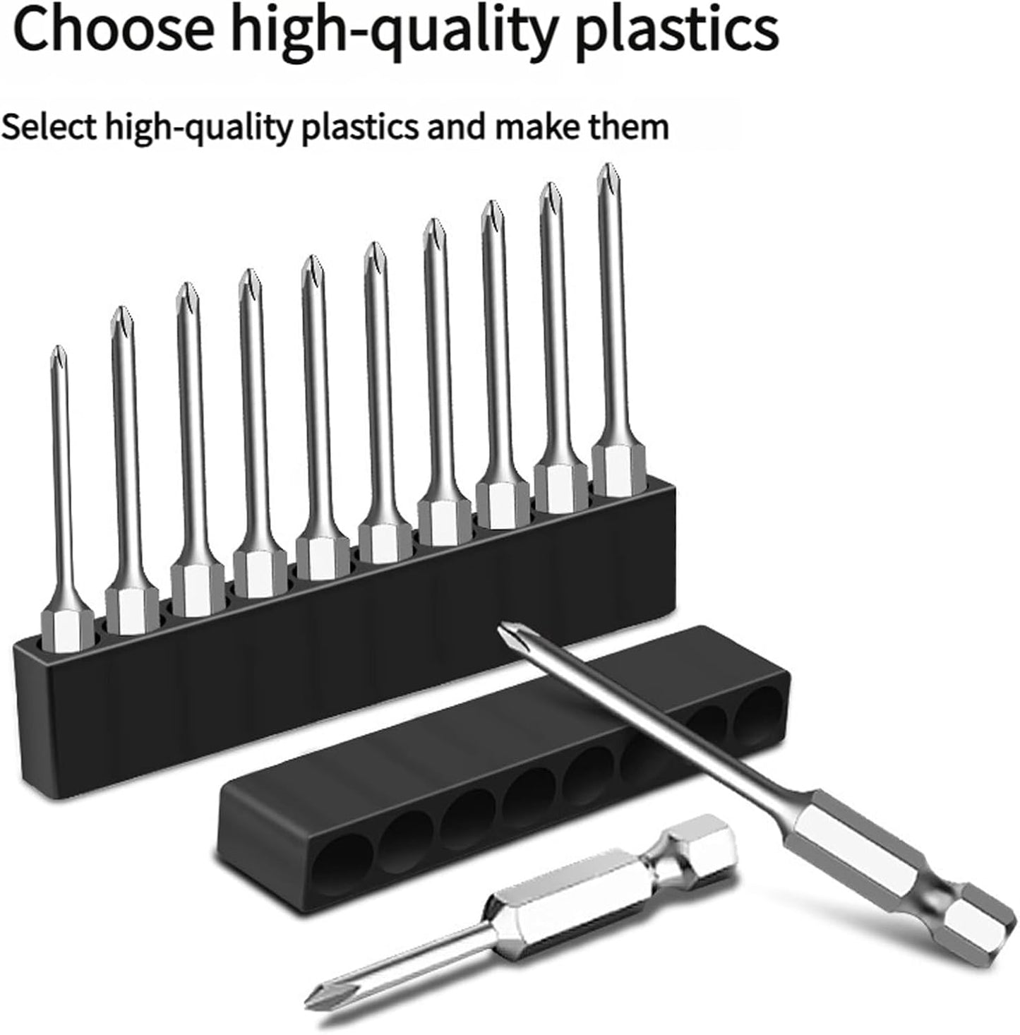  Boîte De Rangement Pour Accessoires De Conducteur De 6,35 Mm Pour Organisation Des Outils, Design Léger Et Pratique, Bandes De Gestion D'embouts D'outils Professionnels