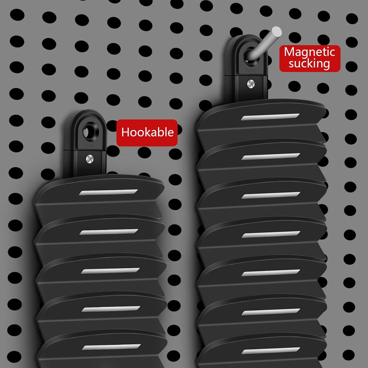 GENERIC Organiseur De Clés Magnétique, Support De Rangement Pour Outils, Boîte à Outils Polyvalente, Support Robuste, Idéal Pour Les Passionnés, L'organisation D'atelier Et De Garage