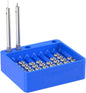 GENERIC Boîte De Rangement Pour Rayons, Porte-capuchons De Rayons Séparés, Organiseur Portable, Boîte à Outils De Tri Rapide, Rangement De Construction De Roues, Idéal Pour Les Accessoires Et L'entretien Des