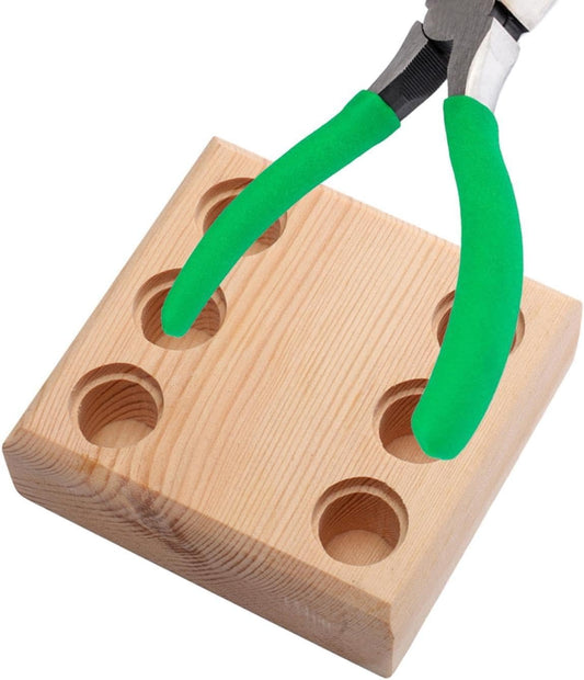  Range-Pinces,Plateau De Rangement En Bois Avec Fentes Multiples Pour Pinces,Organisateur Outils Perlage | Pour Garage, Établi, Armoire, Service Mécanicien, Travaux Construction