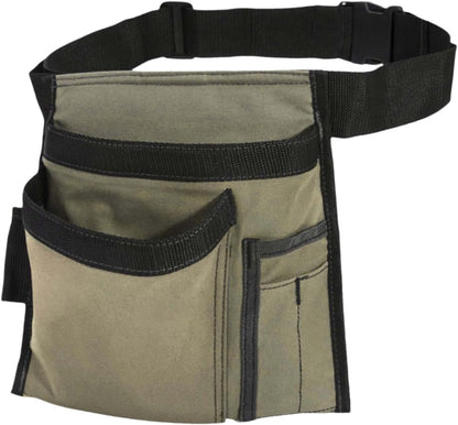  Ceinture Porte-outils Style Tablier D'électricien Avec Poches, En Tissu Oxford, Ajustable Et Légère, Convient Aux Hommes Et Aux Femmes. Couleur, Blanc