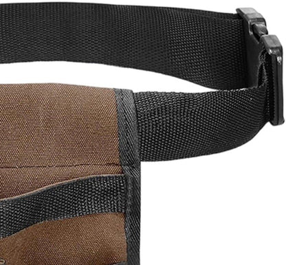  Ceinture Porte-Outils De Jardin En Toile - Pochette À Outils Ajustable À Taille, Tablier Utilitaire Léger Avec Poches Pour Femmes Hommes, Organisateur De Jardinage
