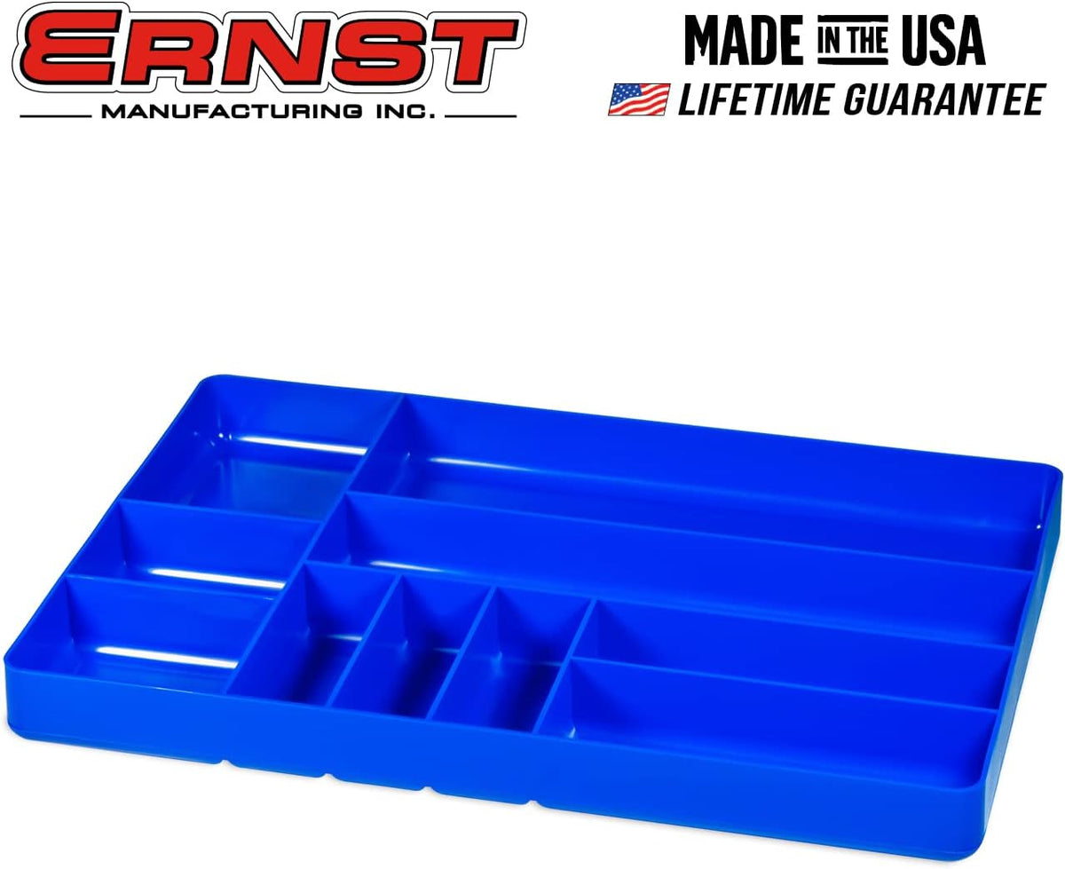  Ernst MFG Organiseur De Tiroir à 10 Compartiments : Plateau Empilable Robuste Pour L'organisation Des Outils De Garage Automobile – Boîte à Outils Discrète – Écrous Et Boulons, Outils, Pièces, Facile