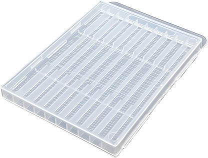  Boîte à Outils Transparente Avec Fermeture Sécurisée Et Crochet De Suspension Pour Accessoires, Boîte à Outils, Rangement De Petites Pièces