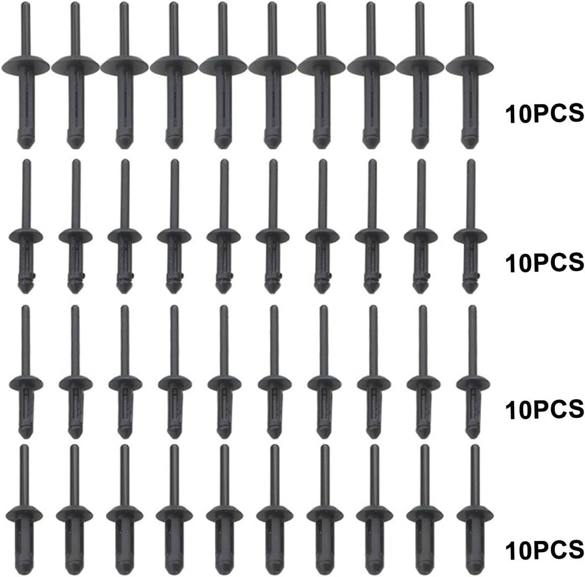  Ensemble D'outils De Rivetage Manuel De Fixation - Plusieurs Tailles Pour Assemblage Automobile Et Meubles
