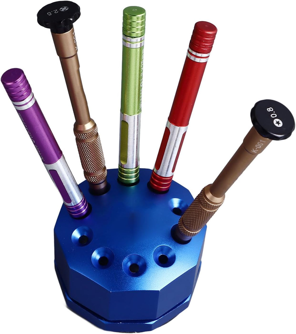  Support De Rangement En Alliage D'aluminium Pour Tournevis, Pince à épiler, Micros à Puce Pour Organiser Vos Outils