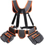  Ceinture À Outils - Ceinture Utilitaire,Sac De Travail Réglable Avec Bretelles Et 19 Poches Pour Projets De Bricolage, Plomberie Et Électricité
