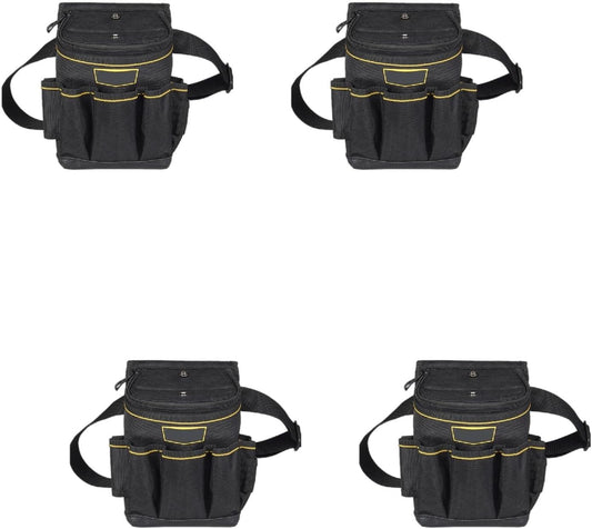  Sac à Outils De Voyage En Toile Pour Garage 18 Poches Ceinture Fonctionnelle électricien Pour Divers Projets De Clip En Métal