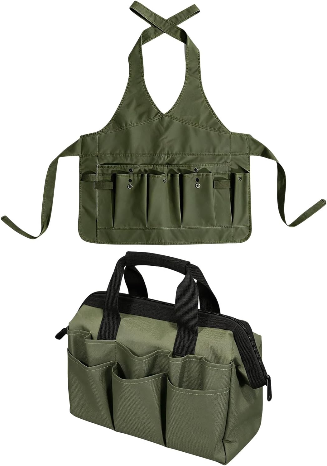  Tablier De Travail Professionnel Pour Jardiniers Et Mécaniciens Grande Capacité Sac Porte-outils Avec Design étanche Organisateurs D'outils Tabliers De Jardinage