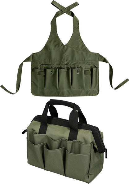  Tablier De Travail Professionnel Pour Jardiniers Et Mécaniciens Grande Capacité Sac Porte-outils Avec Design étanche Organisateurs D'outils Tabliers De Jardinage
