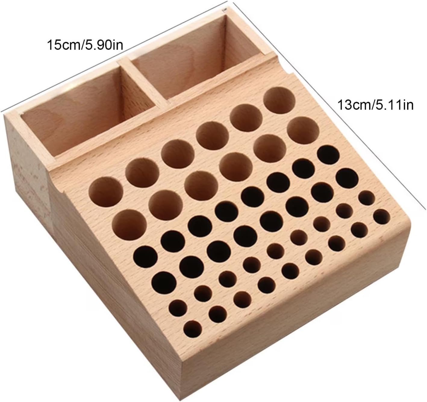 GENERIC Boîte à Outils,Stand à Perforation En Cuir | Boîte De Rangement En Bois Pour Outils En Cuir,Usage Domestique Et Artisanal Pour Les Femmes Et Les Hommes