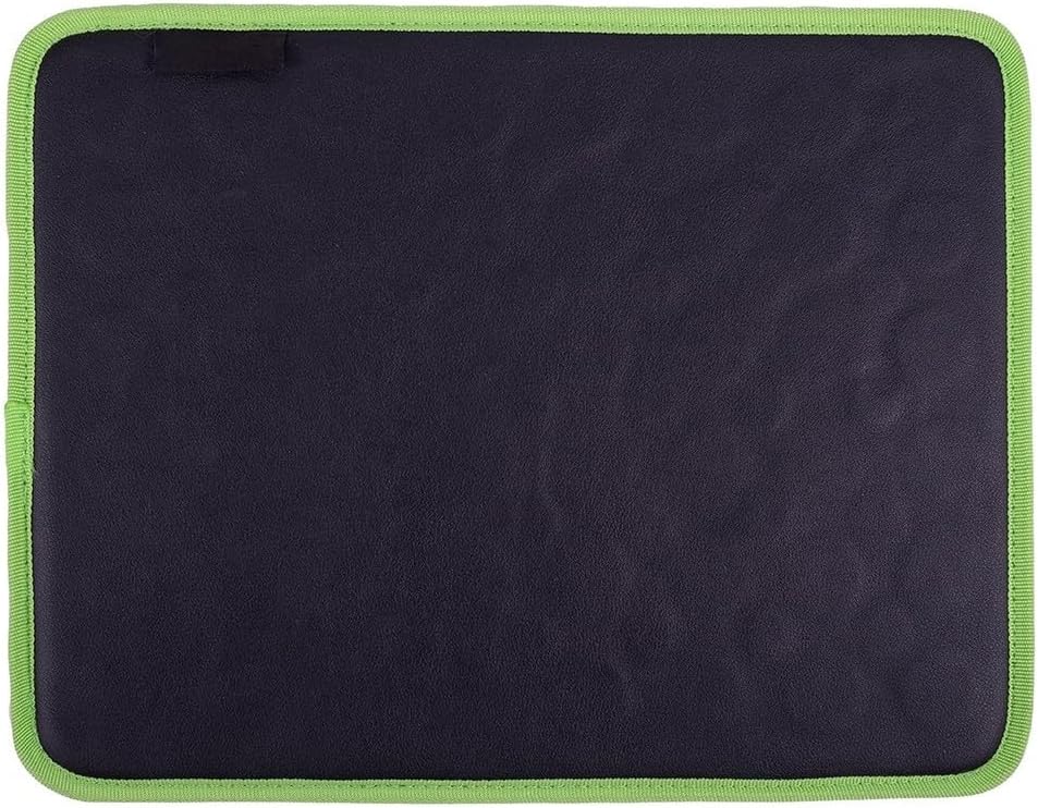  Ensemble De Tapis Porte-outils Magnétique Pour Réparation De Voiture Avec Finition Verte Et Noire Et Trois Tailles Dont 190 X 150 Mm, 230 X 110 Mm, 330 X 255 Mm Pour L'organisation De Garage Et