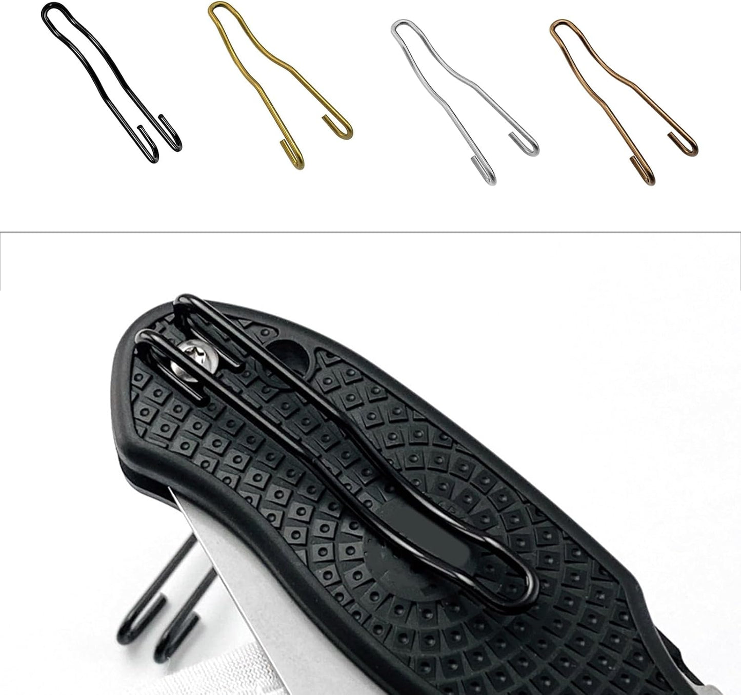  Support De Couteaux De Poche En Acier Pour Porte-outils, Outil De Transport Multifonction Pour Couteaux, Pince De Poche En Acier Inoxydable, Pince Coupante
