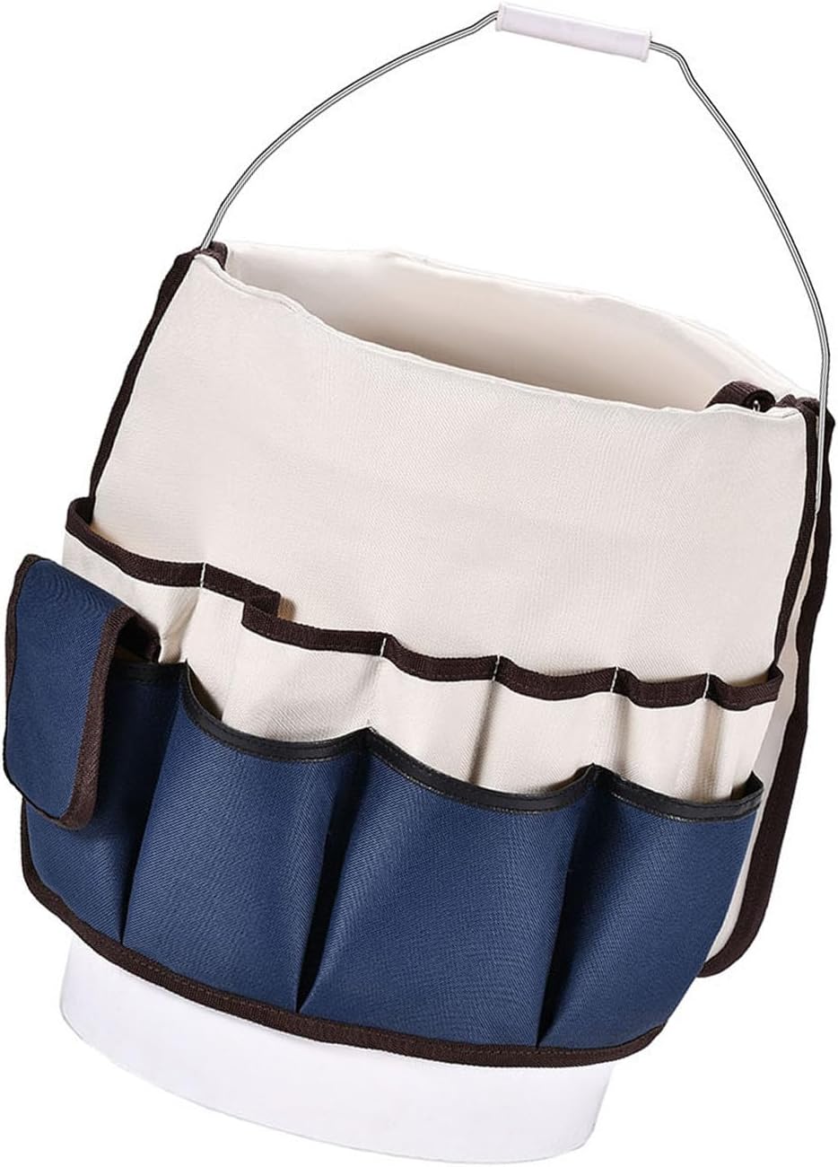  Accessoire De Jardinage Idéal Pour L ' Organisation Des Outils Tissu 600D Résistant à L ' Eau Et Plusieurs Poches De Rangement Étui à Outils De Jardin