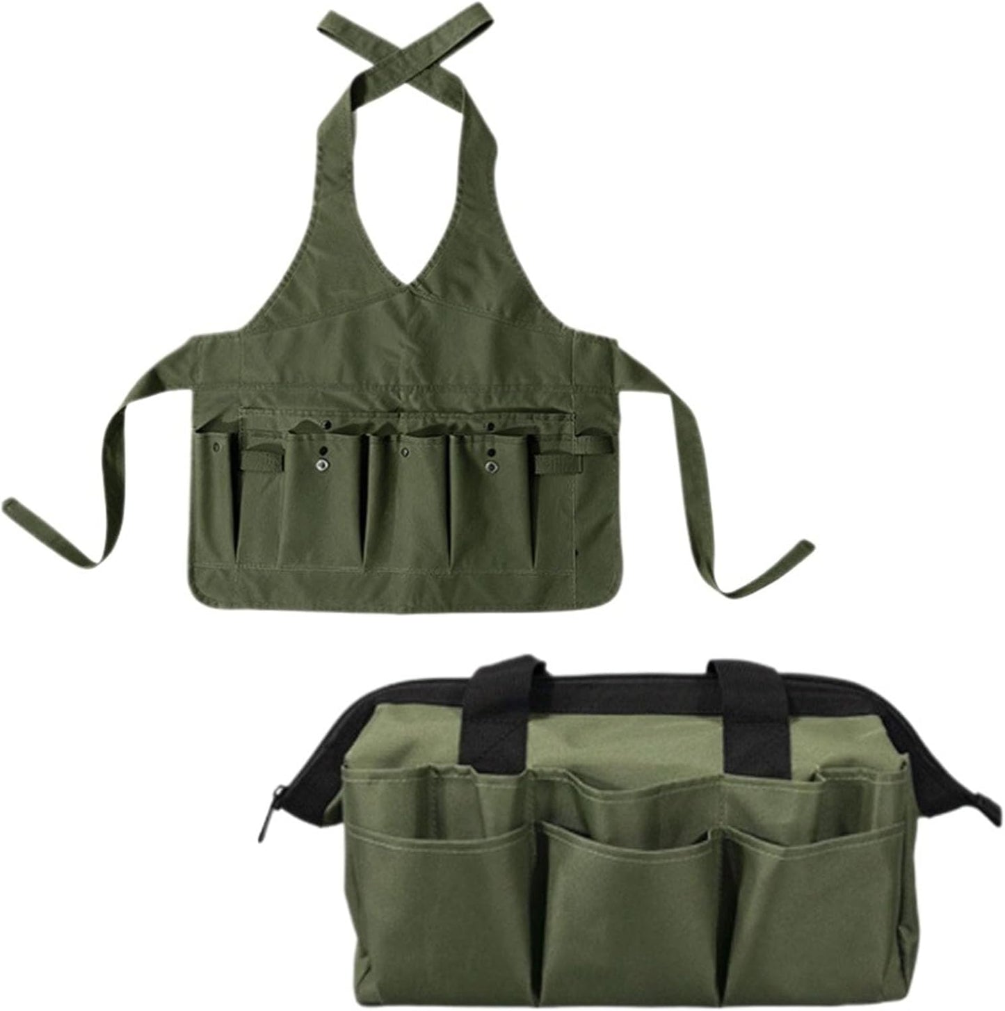  Tablier De Travail Professionnel Pour Jardiniers Et Mécaniciens Grande Capacité Sac Porte-outils Avec Design étanche Organisateurs D'outils Tabliers De Jardinage