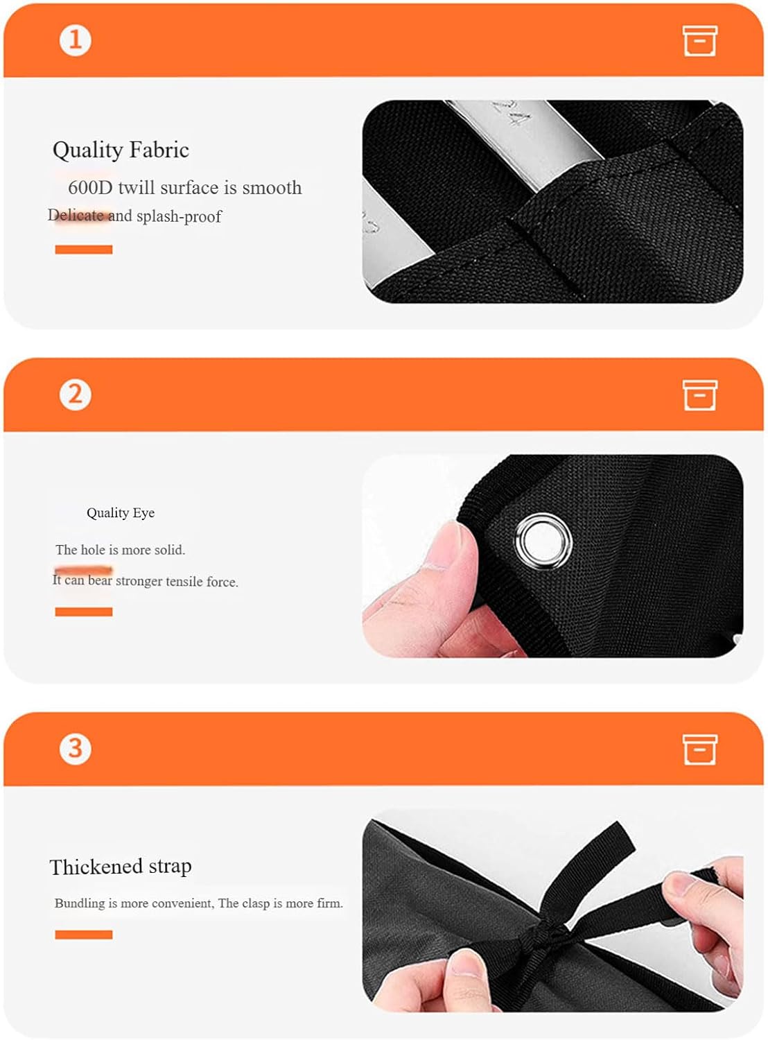  Sacs à Outils Légers Multi-usages Avec Tissu Renforcé, Organiseur De Clés à Molette Sécurisé Pour Les Déplacements Et Le Garage, Sac à Outils Portable