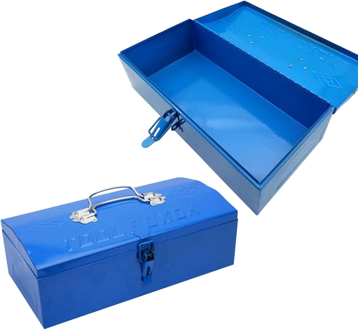 Boîte De Rangement Portable Pour Feuilles De Fer, Organiseurs D'outils, Coque Rigide Pour La Maison, Le Bureau Et Les Voyages Avec Fermeture Sécurisée