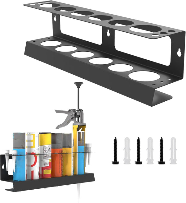  Stockage Colle,Porte Tubes Joint | Organisateur Mural Pour Bombes Aérosols Et Seringues De Soudage Pour Garage Et Détail Auto