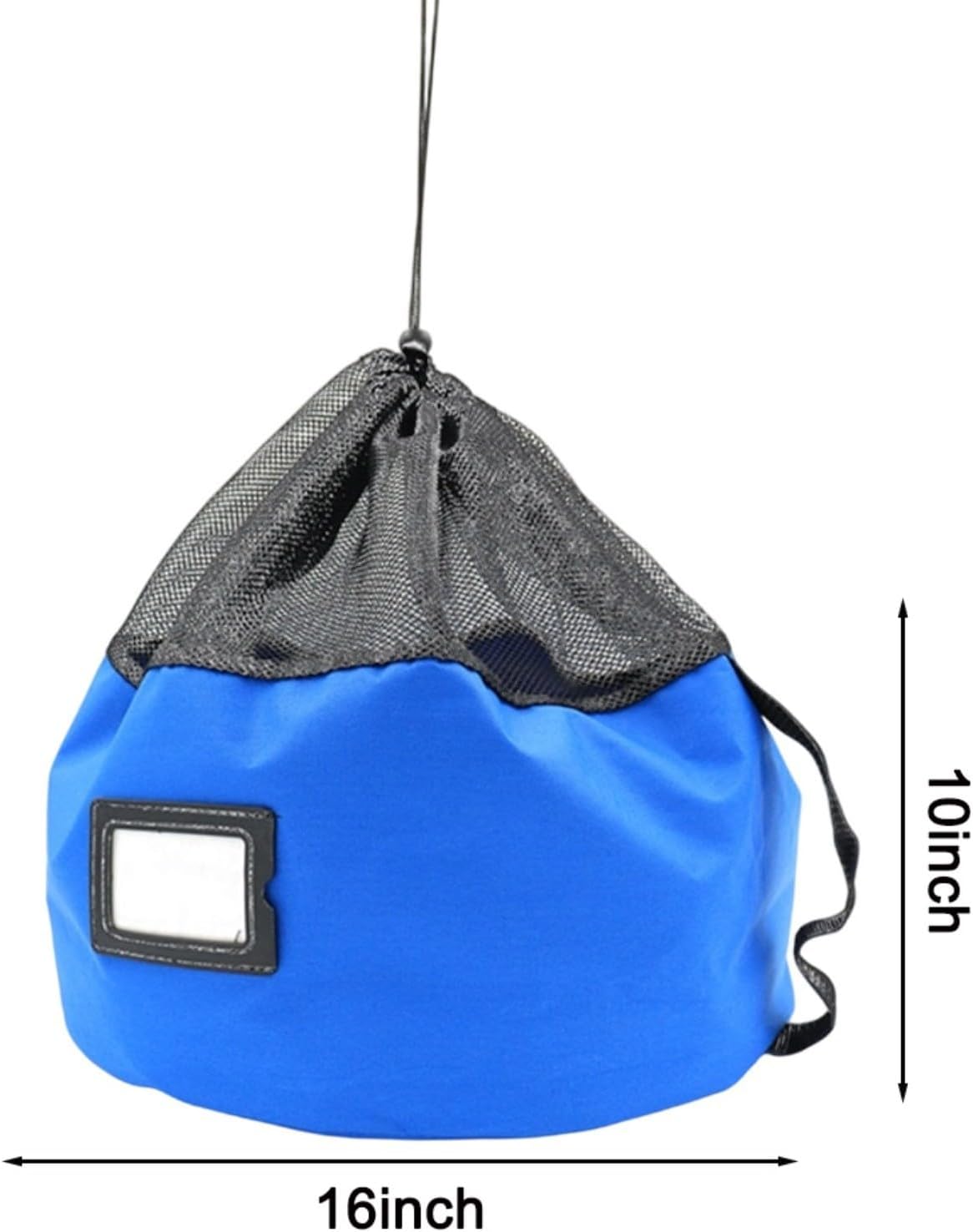  Sac De Rangement étanche Oxford 600D Pour Camping-car, Avec Porte-cartes, Design En Maille Respirante Pour L'organisation Des Câbles D'égout, Outils De Jardin En Plein Air, Jaune (bleu)