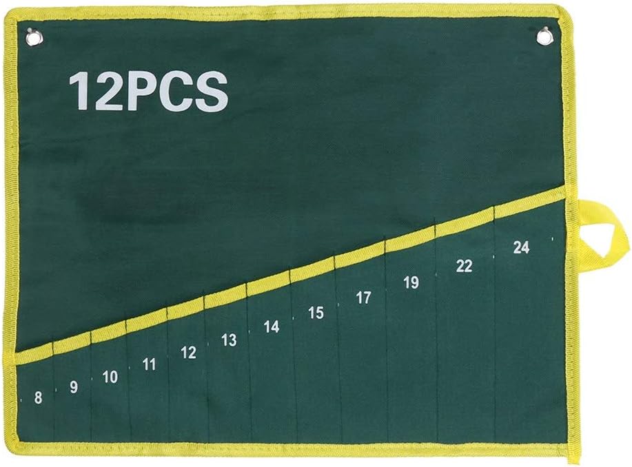  Sac à Clés En Toile En Rouleau, Organiseur D'outils à Poches Multiples Avec 6 à 25 Options De Poches, Rangement Portable à Suspendre Ou à Enrouler Pour Mécaniciens Charpentiers, Atelier De