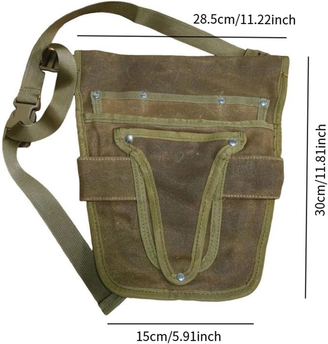  Ceinture Porte-outils De Avec De Multiples Poches, Sac à Outils Robuste Pour Une Utilisation En Extérieur, Convenant Aux Femmes Et Aux, Marron