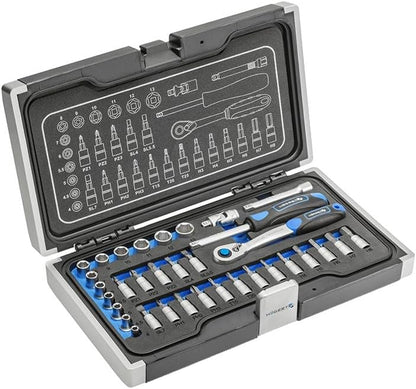  Hogert Technik Kit D'outils HT1R480 5.7kg Acier Chrome-vanadium