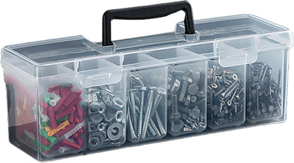  Boîte De Rangement Multifonction Portable Avec Compartiment Amovible Pour Voiture, Camping, Outils Ménagers, Boîte à Outils