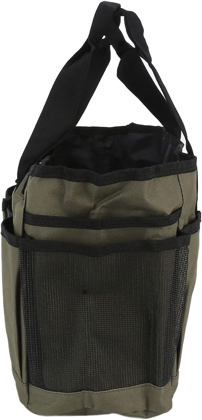 Cocoarm Sac Fourre-Tout D'extérieur En Tissu Oxford, Organisateur D'Outils De Jardin 46 X 25 Cm Avec 11 Poches, Doublure Imperméable, Sac De Rangement à Main Pour Le Jardinage, Le Travail Dans La