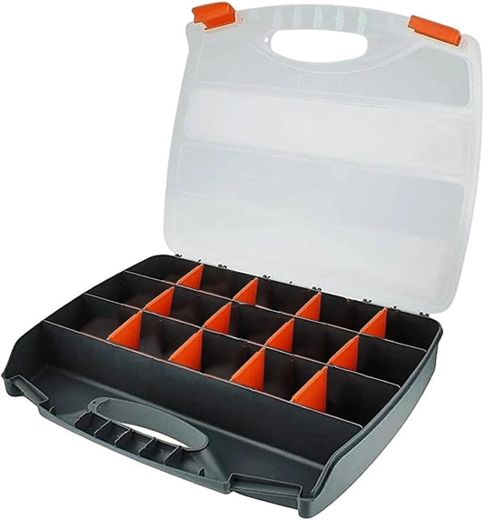  Organisateur De Pièces, Boîte De Rangement à Vis, Organisateur De Boîte à Outils Avec Séparateurs Amovibles, étuis De Rangement à Vis De 30,5 X 5,1 X 25,4 Cm Pour Matériel