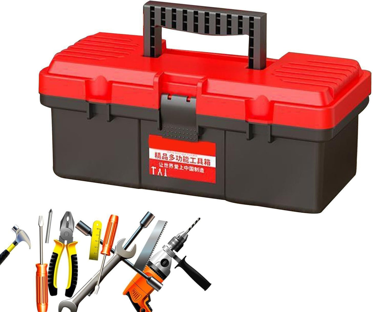  Boîte À Outils Portable, Portable Compacte À Accès Facile Avec Poignée Robuste, Boîte De Rangement D'outils Domestique, Pour Voiture Maison Atelier Garage Voyage Déplacement