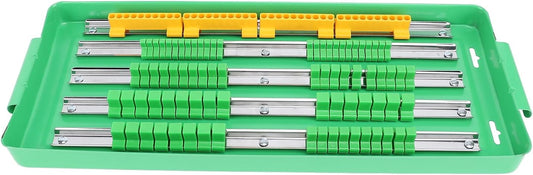  Pilipane Plateau D'organisateur à Douille Portable Rail Du Support De Support De Sobre En Aluminium Lourd Avec Système D'outil Sécurisé à Double Roulement Storage Pour Les Ingénieurs De