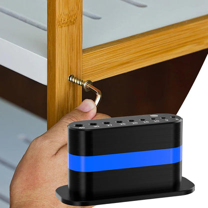  Support Pour Clés Allen - Porte-Clé En L - Porte-Clés à Libération Rapide Antidérapant Pour Garage Atelier Chariot à Outils Bureau