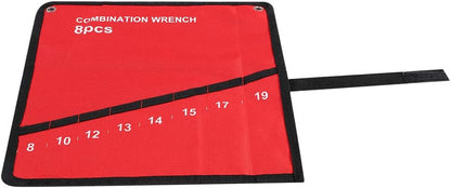  Toile Multi-Poches Enroulable Outils Sac De Rangement Clé Pince Porte-clé Organisateur (8 Bouches)