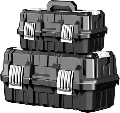  Boîte De Rangement En Métal à Trois Couches - Organisateur Multifonctionnel - Portable - Boîte De Rangement Pour Réparation D'outils à Main