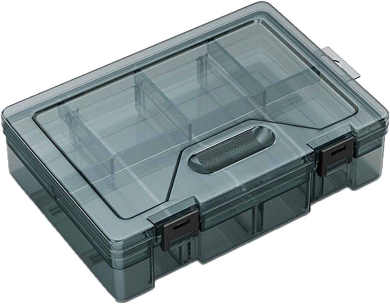  Boîte De Rangement Multi-usage Avec Compartiments Flexibles Pour La Maison, Le Garage Et Le Bureau Boîte De Rangement à Outils Avec Séparateurs