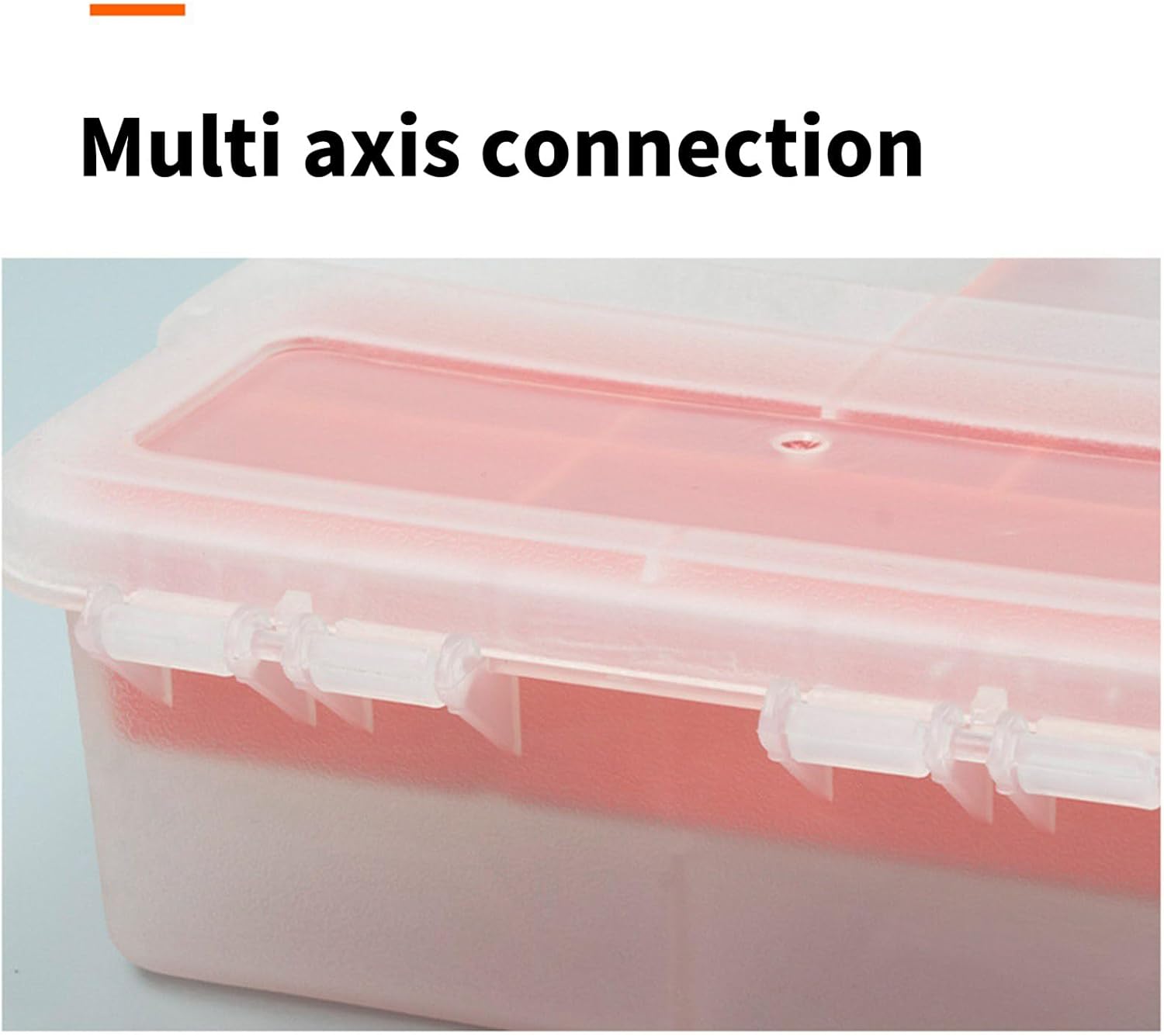  Boîte à Outils Portable Avec Couvercle, Vis, Boîtes De Rangement Pour Petites Pièces Avec Séparateurs Amovibles