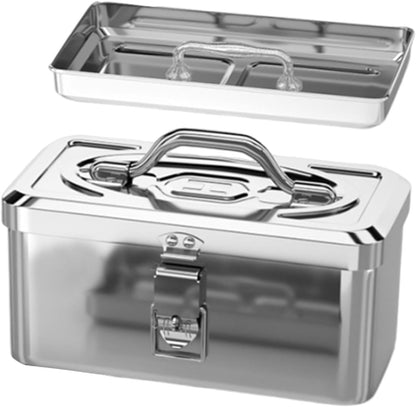  Boîte De Rangement Rigide En Acier Inoxydable Pour Outils Mécaniques