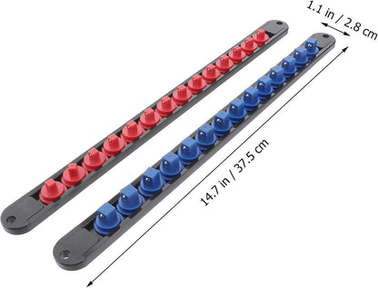  ULTECHNOVO 6pcs Support De Douille En Plastique Multifonctionnel Cadre Rotatif 360° Pour Rangement D'outils, Combinable Librement, Adapté à L'atelier Garage