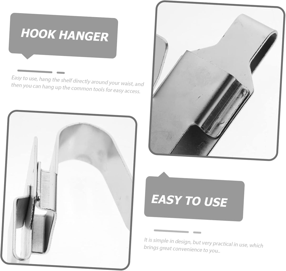  ULTECHNOVO Porte-Outils Sans Fil Et Porte-clés Électrique Certifié, Clip Ceinture Robuste Compatible Perceuse à Percussion, Pour Électricien Et Usage Chantier, Support Outil Multifonction,