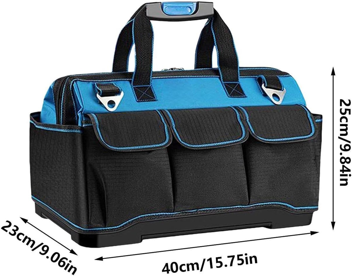 GENERIC Sac à Outils Organisateur | Oxford Résistant Imperméable Multi-poches | Sac À Outils Mécanicien Portable,pour Travaux De Construction Maison Garage Atelier Papa électricien Mécanicien