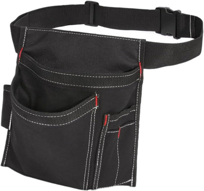  Ceinture Porte-outils Style Tablier D'électricien Avec Poches, En Tissu Oxford, Ajustable Et Légère, Convient Aux Hommes Et Aux Femmes. Couleur, Blanc