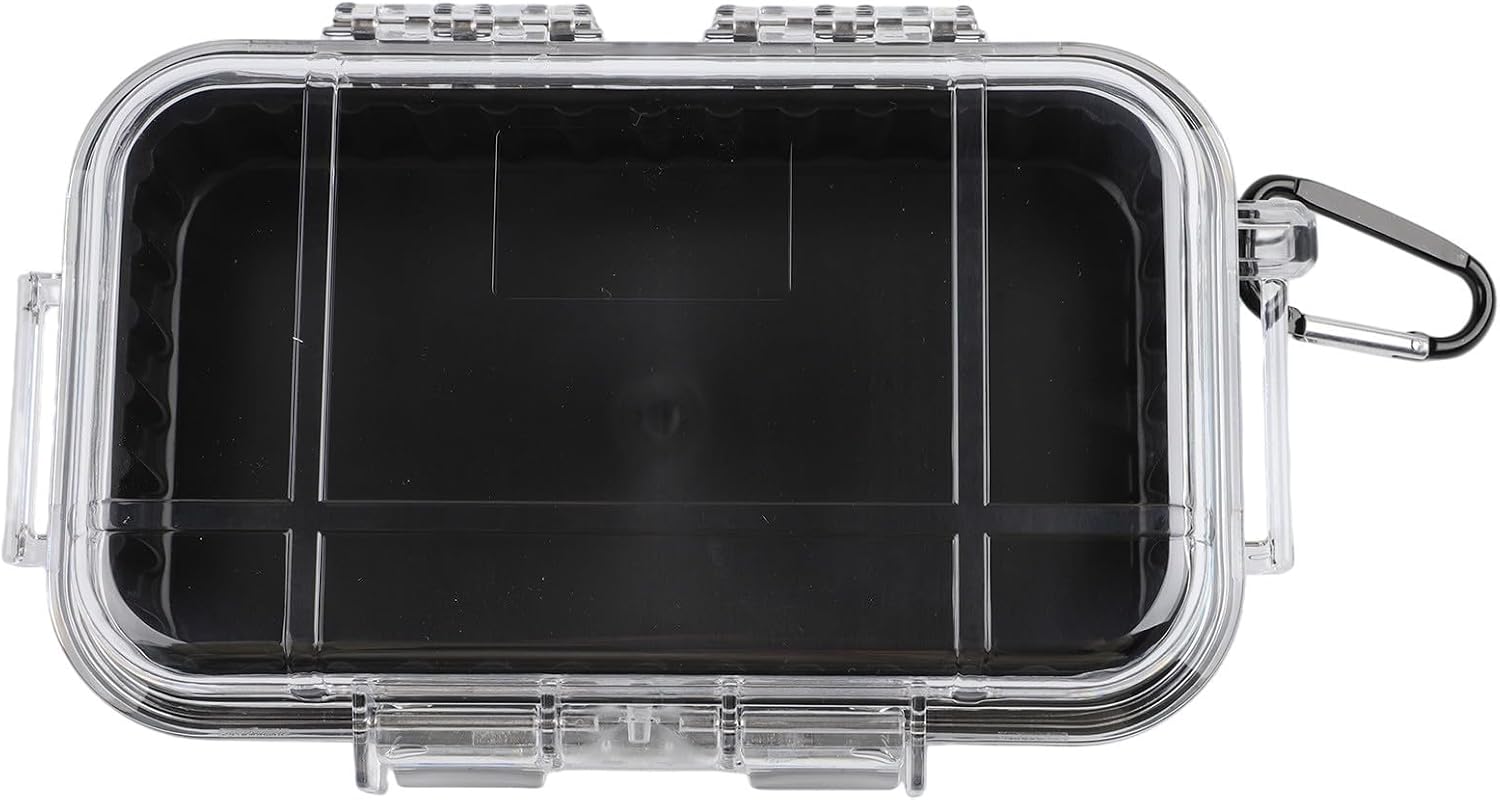  Boîte De Rangement à Outils Robuste Fabriquée En Matériau ABS Avec Blocage De La Lumière Et Rembourrage Personnalisable Pour Un Transport Sécurisé (noir)