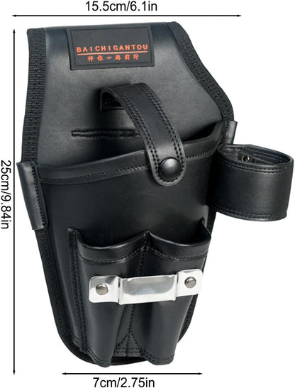 GENERIC Pochette De Rangement Pour Outils D'électricien | Sac Banane Multi-poches Pour Techniciens | Porte-outils Utilitaire Fonctionnel Pour Perceuses électriques Et Outils à Main | Idéal Pour Les Chantiers