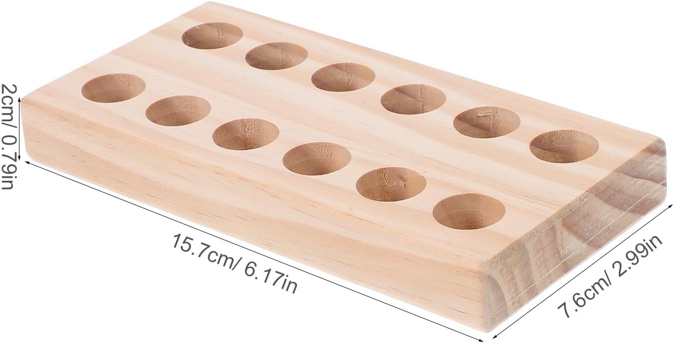  STOBAZA Porte-Outils En Bois Pour Pinces De Précision Et Accessoires, Support De Rangement Compact Pour Atelier De Bricolage Et Travaux Manuels