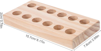  STOBAZA Porte-Outils En Bois Pour Pinces De Précision Et Accessoires, Support De Rangement Compact Pour Atelier De Bricolage Et Travaux Manuels