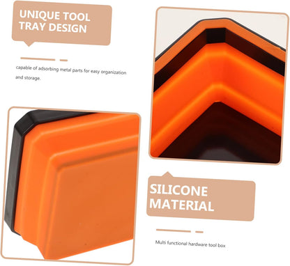  Ciieeo Bol Magnétique Pliable Pour Pièces Et Outils En Silicone Plateau Magnétique Portable Pour Mécanique Automobile